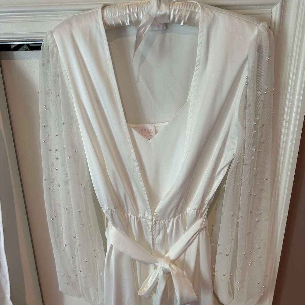 Le Rose Sophia Bridal Robe Size Small